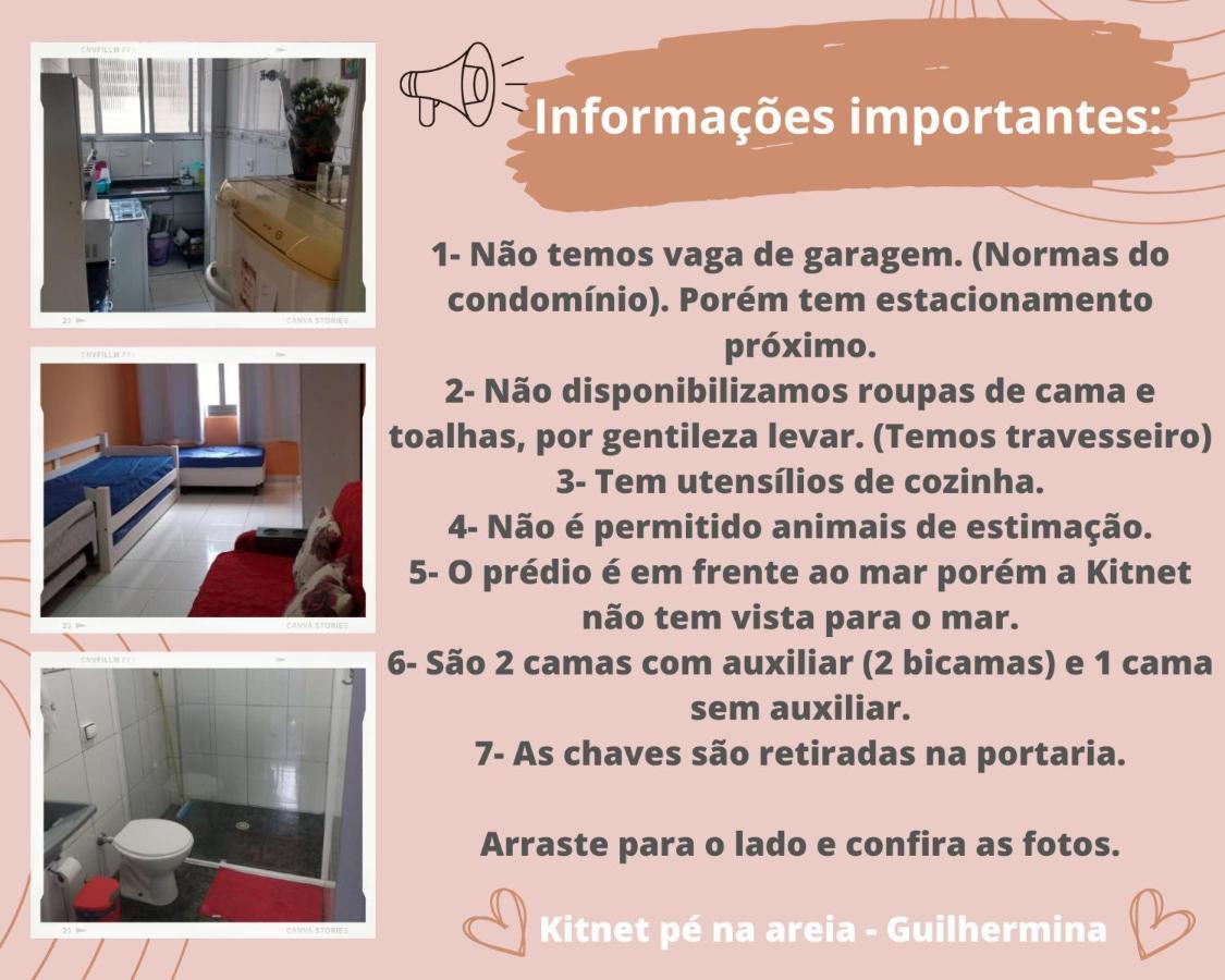 Kitnet Pe Na Areia- Guilhermina ปรายากรันเด ภายนอก รูปภาพ